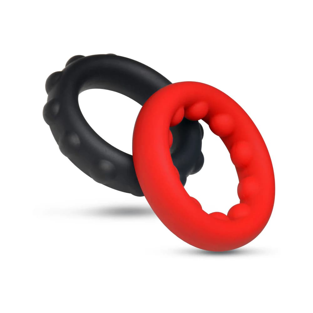 JOCK Enhancers Weighted Silicone C-Ring Set thumbnail 2