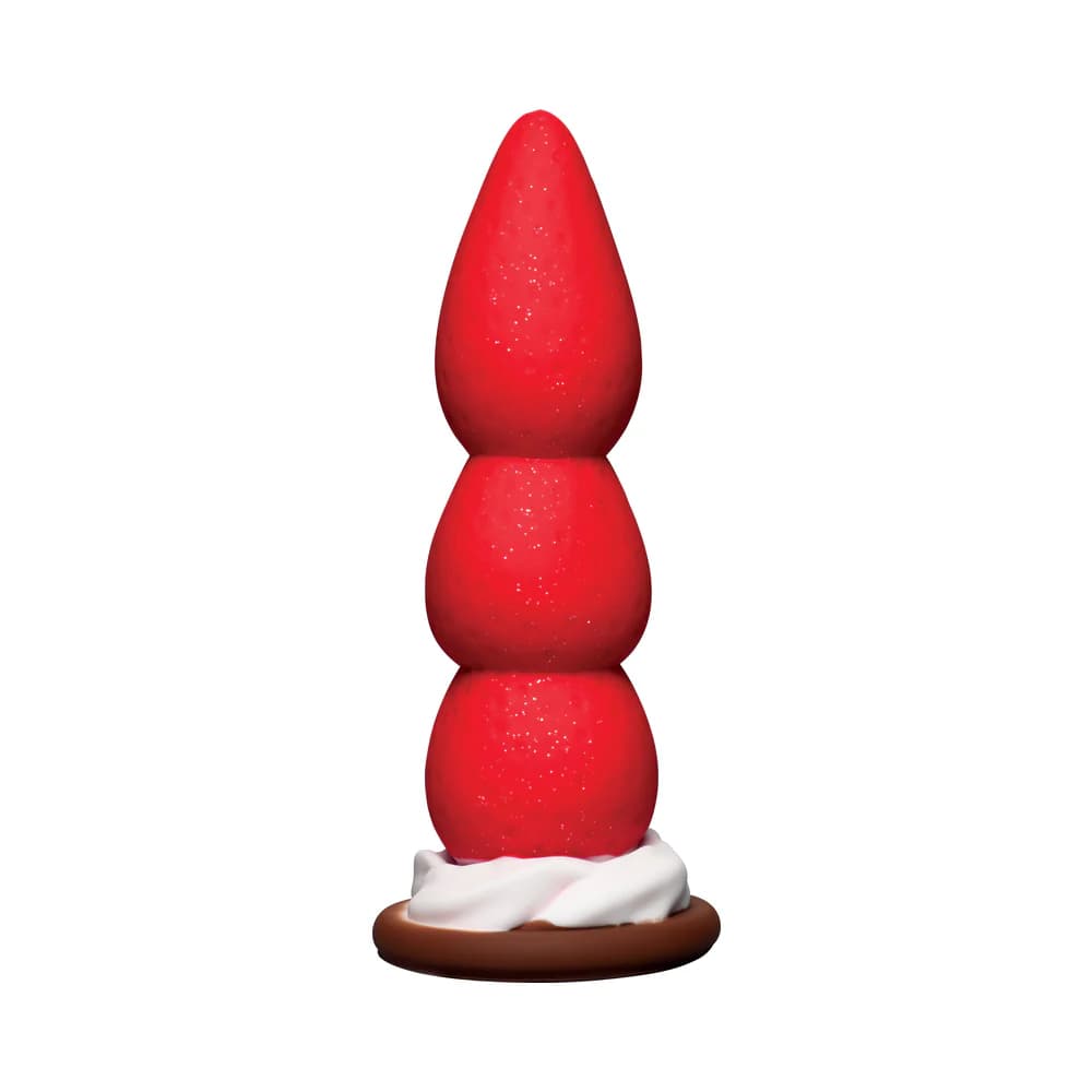 Simply Sweet Strawberry Sweet Cream Premium Silicone Dildo thumbnail 2