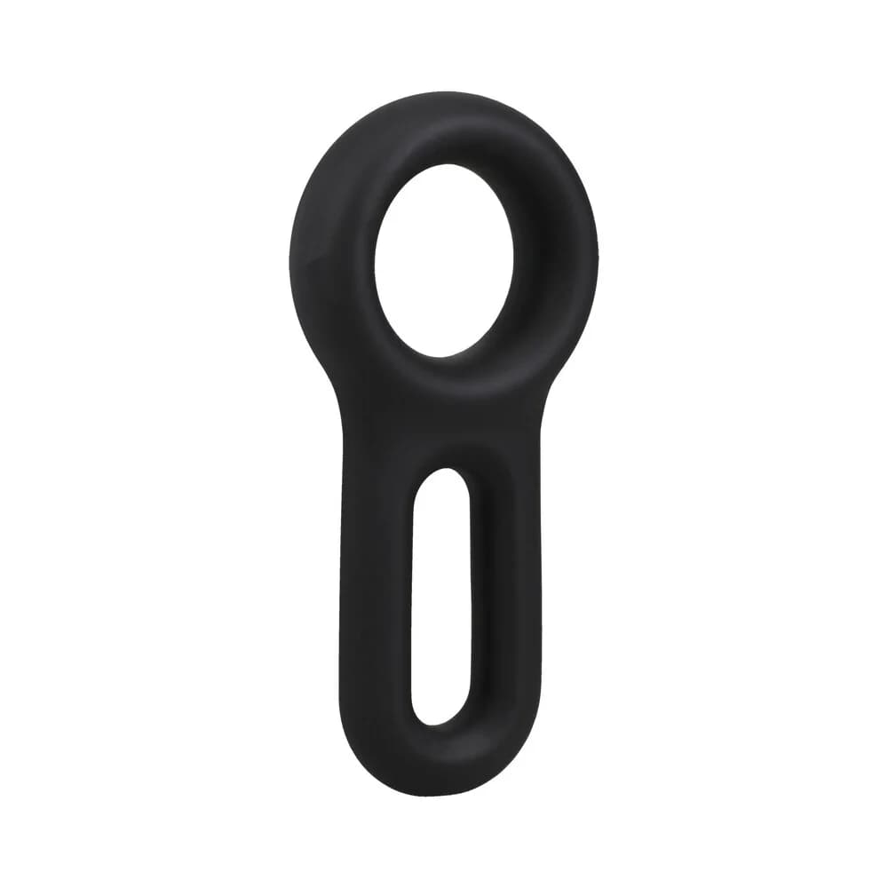 ROCK SOLID The Keyhole Silicone C-Ring Black thumbnail 2
