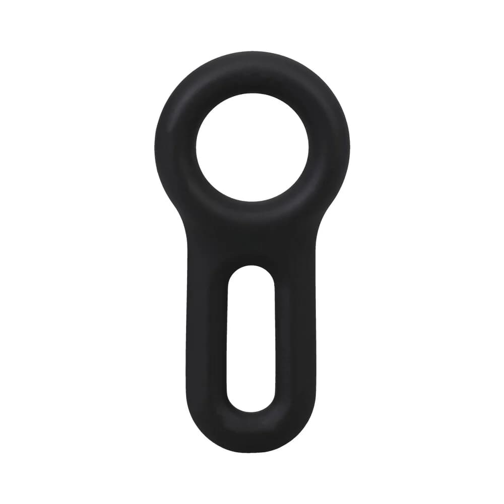 ROCK SOLID The Keyhole Silicone C-Ring Black thumbnail 3