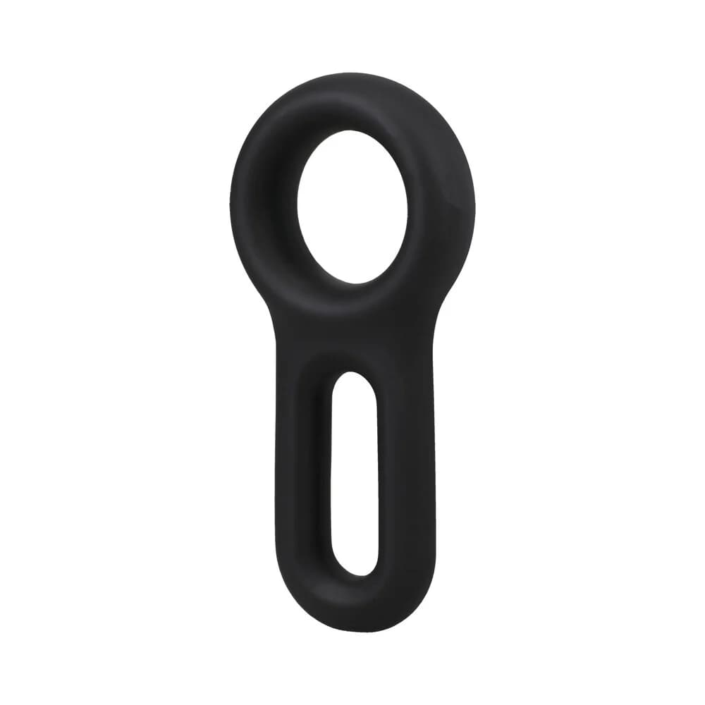 ROCK SOLID The Keyhole Silicone C-Ring Black thumbnail 4