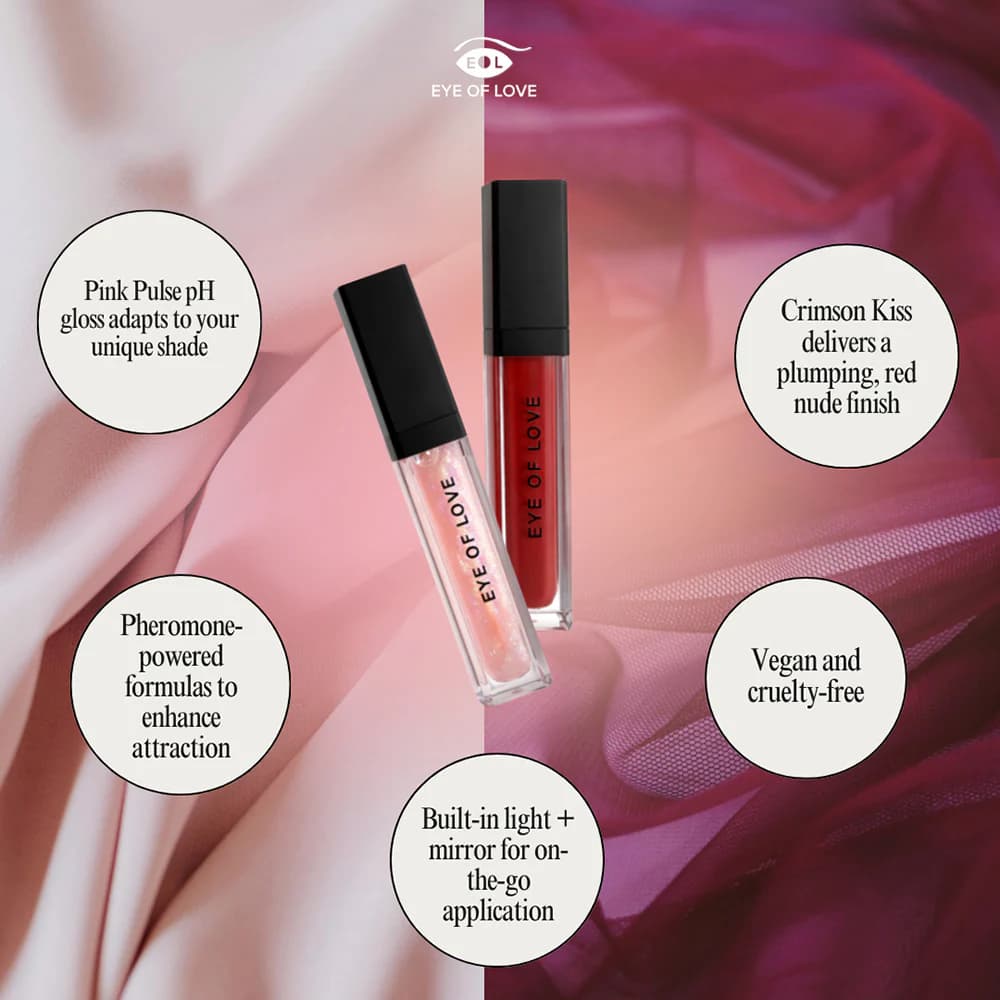 Eye of Love Matchmaker Crimson Kiss Pheromone Plumping Lip Gloss thumbnail 5