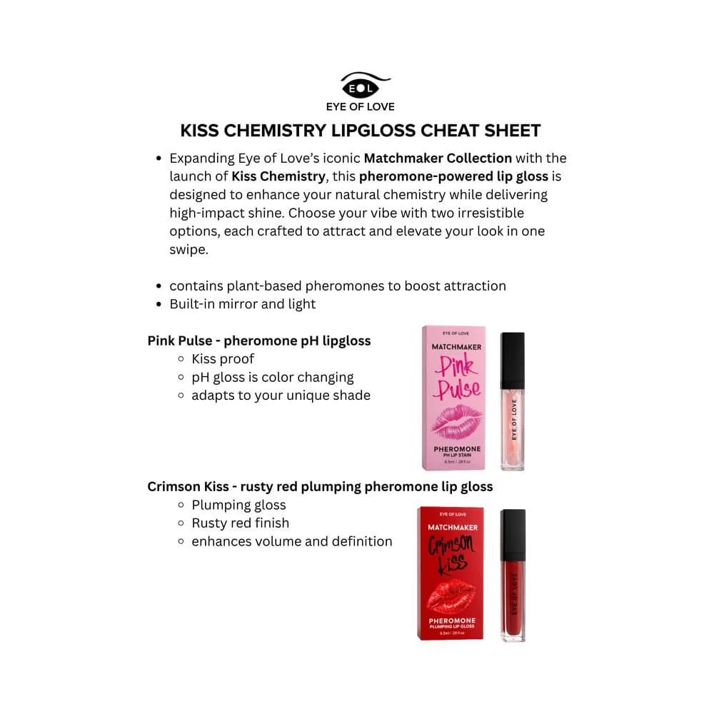 Eye of Love Matchmaker Pheromone Lip Product 12-Piece Prepack Display thumbnail 6