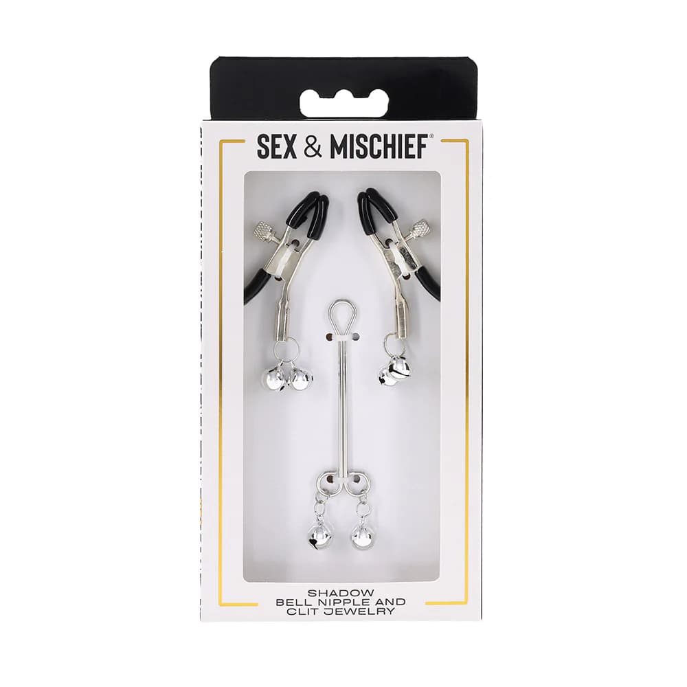 Sportsheets Sex & Mischief Shadow Bell Nipple and Clit Jewelry