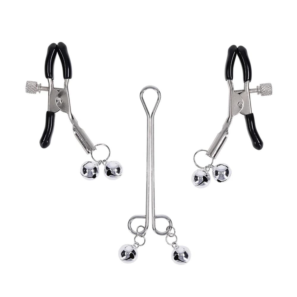Sportsheets Sex & Mischief Shadow Bell Nipple and Clit Jewelry thumbnail 2