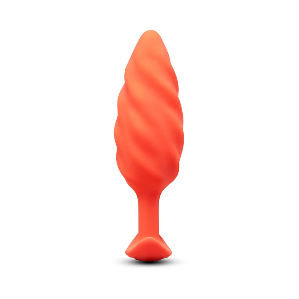 b-Vibe Swirl Texture Plug Orange thumbnail 3