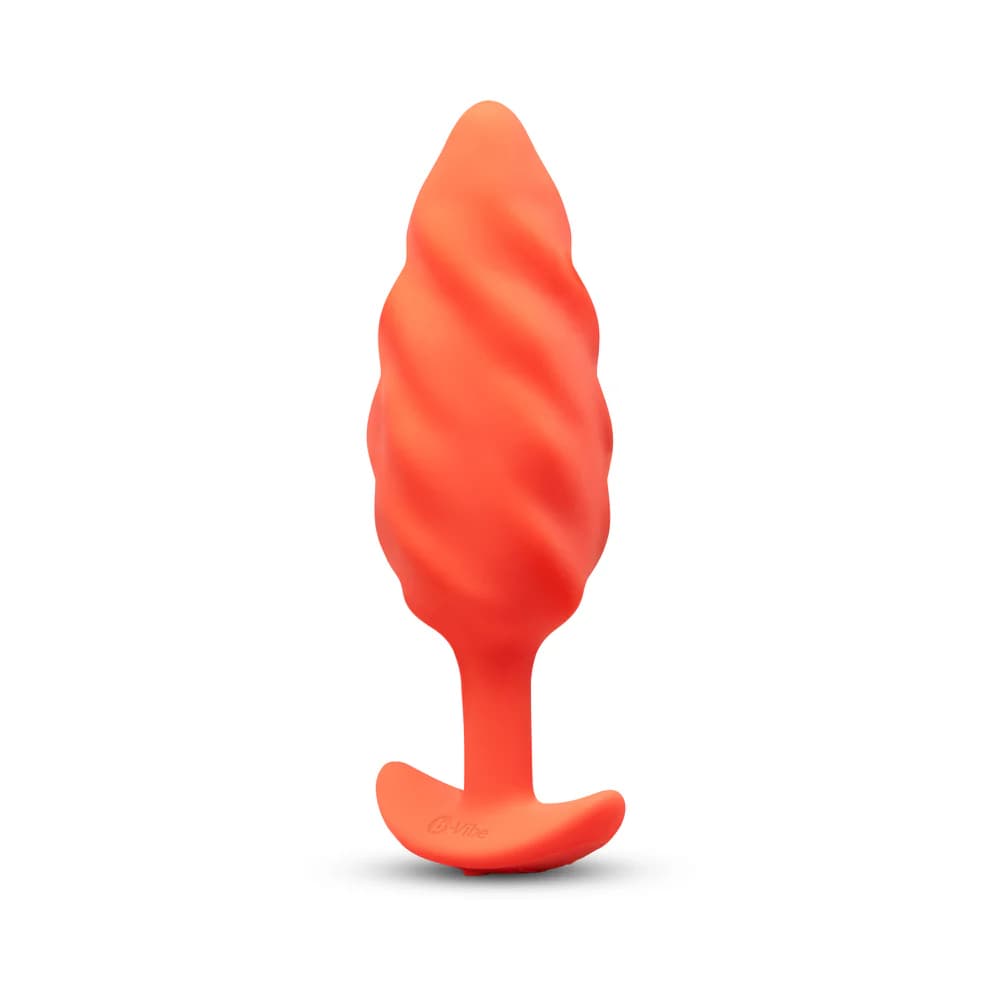 b-Vibe Swirl Texture Plug Orange thumbnail 4