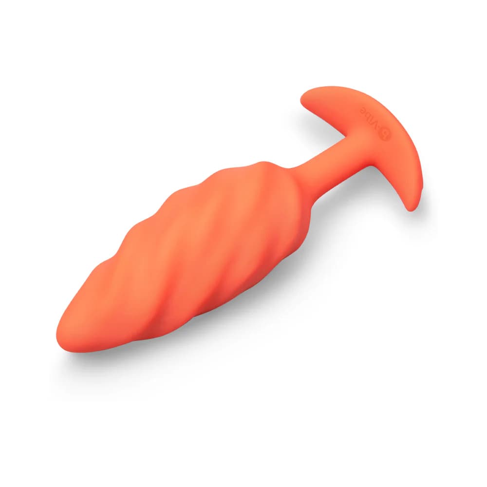 b-Vibe Swirl Texture Plug Orange thumbnail 5