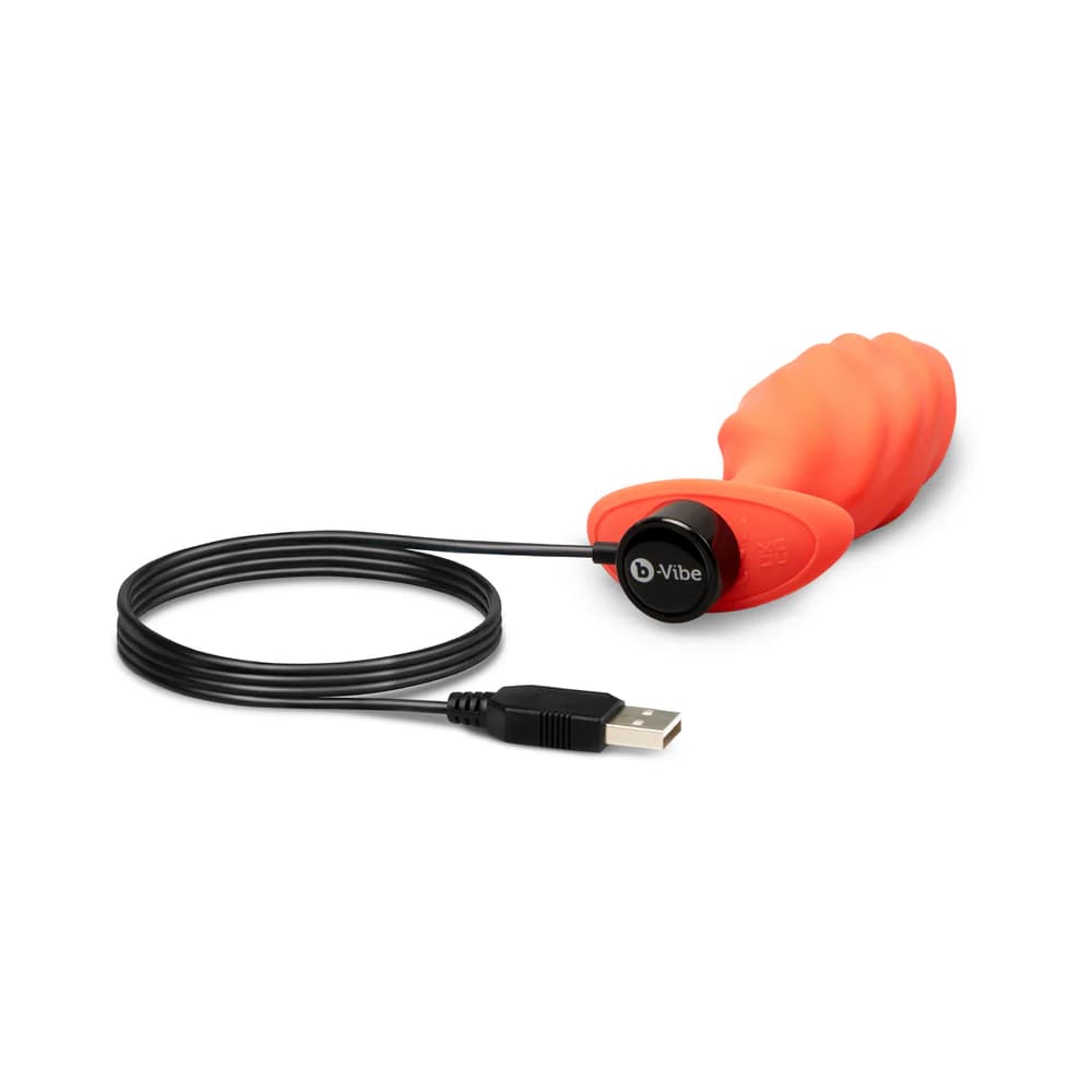 b-Vibe Swirl Texture Plug Orange thumbnail 8