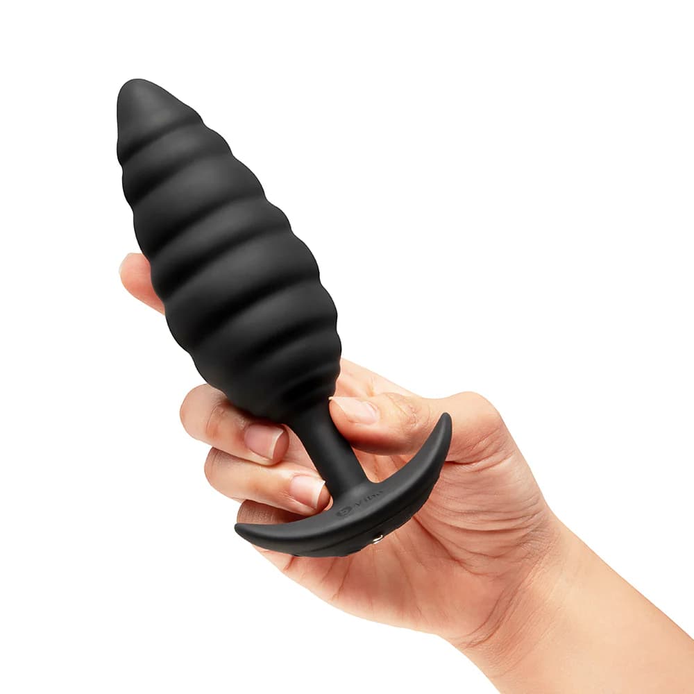 b-Vibe Twist Texture Plug Black thumbnail 7