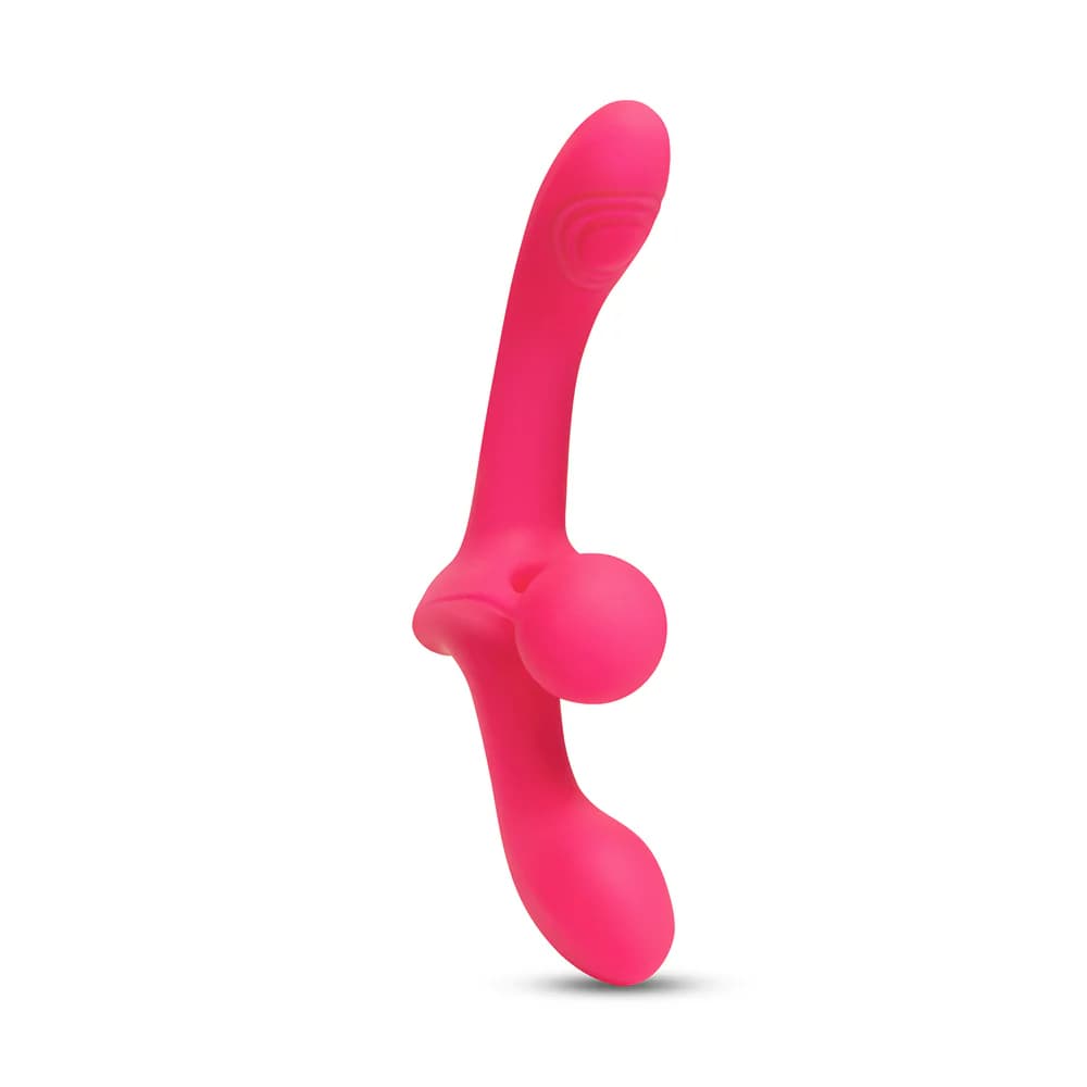 Together Toy Double Tap Double-Ended Vibrating Strapless Strap-On thumbnail 2