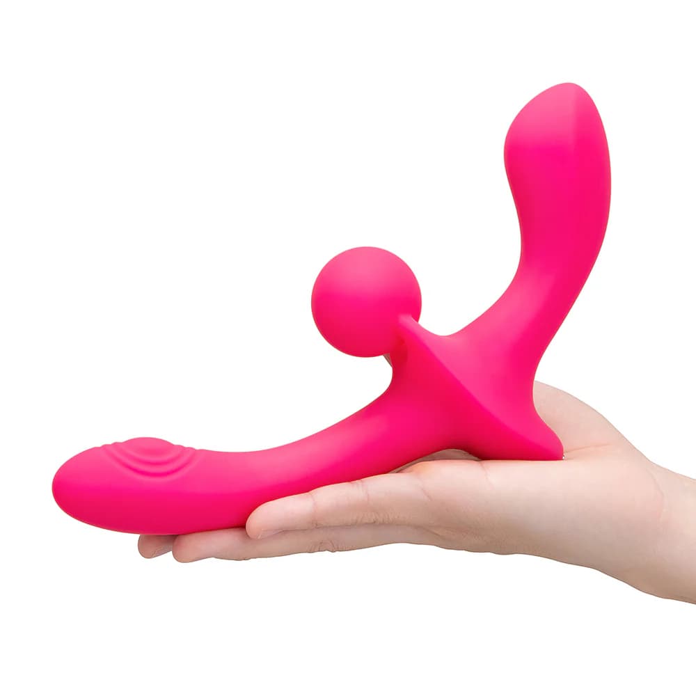 Together Toy Double Tap Double-Ended Vibrating Strapless Strap-On thumbnail 6