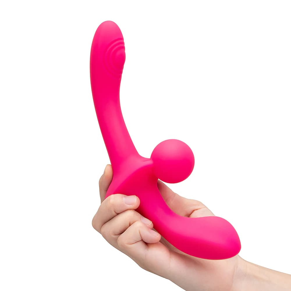Together Toy Double Tap Double-Ended Vibrating Strapless Strap-On thumbnail 7