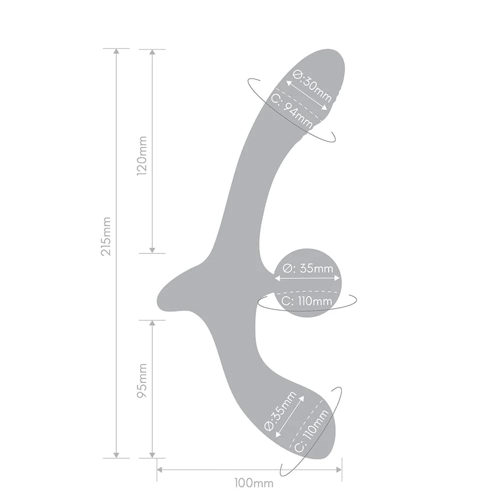 Together Toy Double Tap Double-Ended Vibrating Strapless Strap-On thumbnail 9