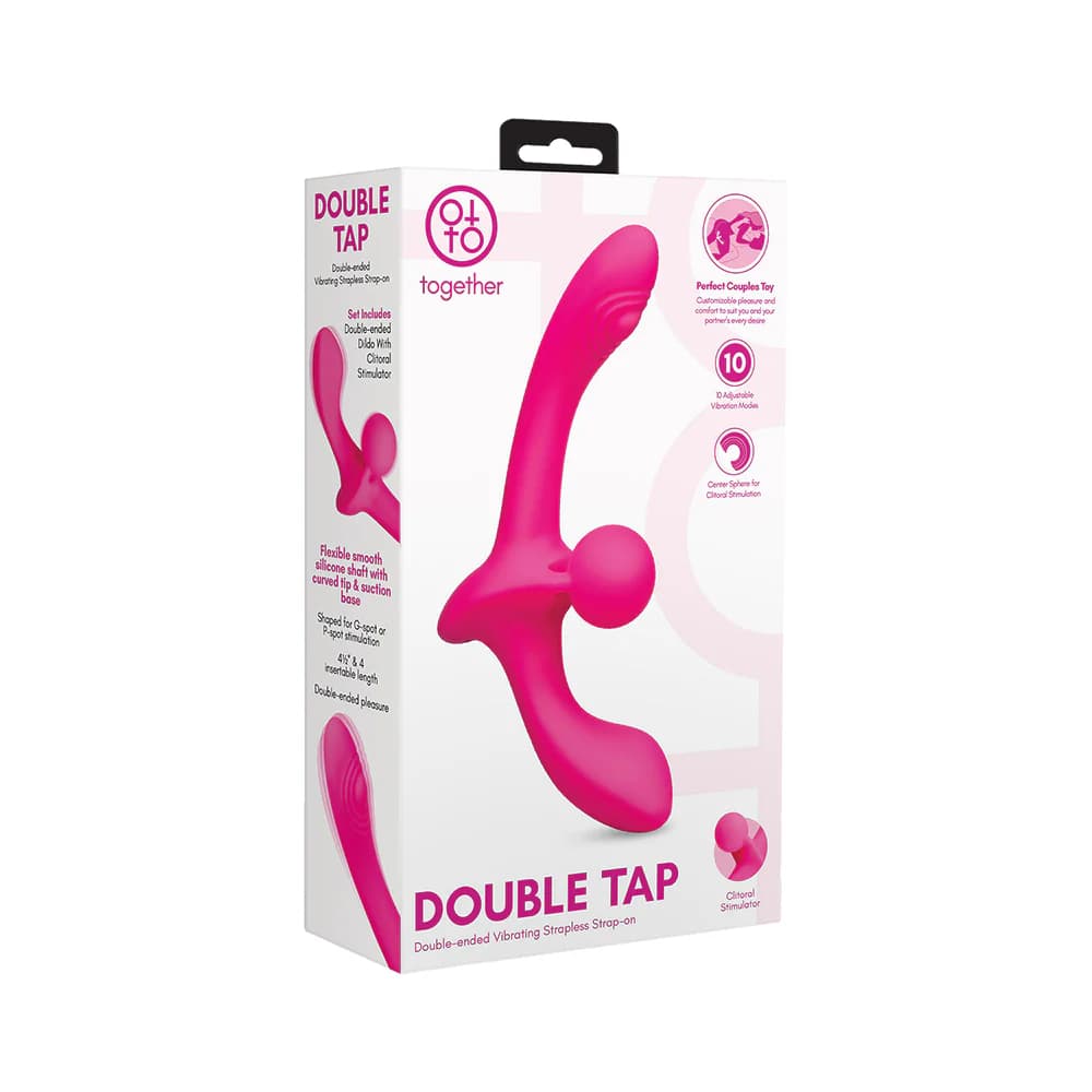 Together Toy Double Tap Double-Ended Vibrating Strapless Strap-On thumbnail 10