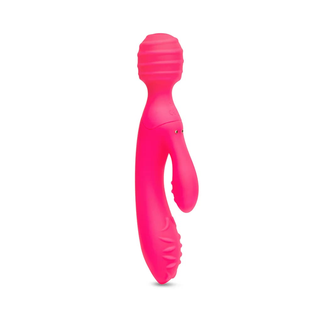 Together Toy Tri Delight Dual-Ended Triple Stim Wand & Rabbit Vibrator thumbnail 2