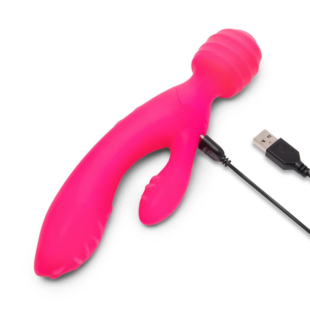 Together Toy Tri Delight Dual-Ended Triple Stim Wand & Rabbit Vibrator thumbnail 9