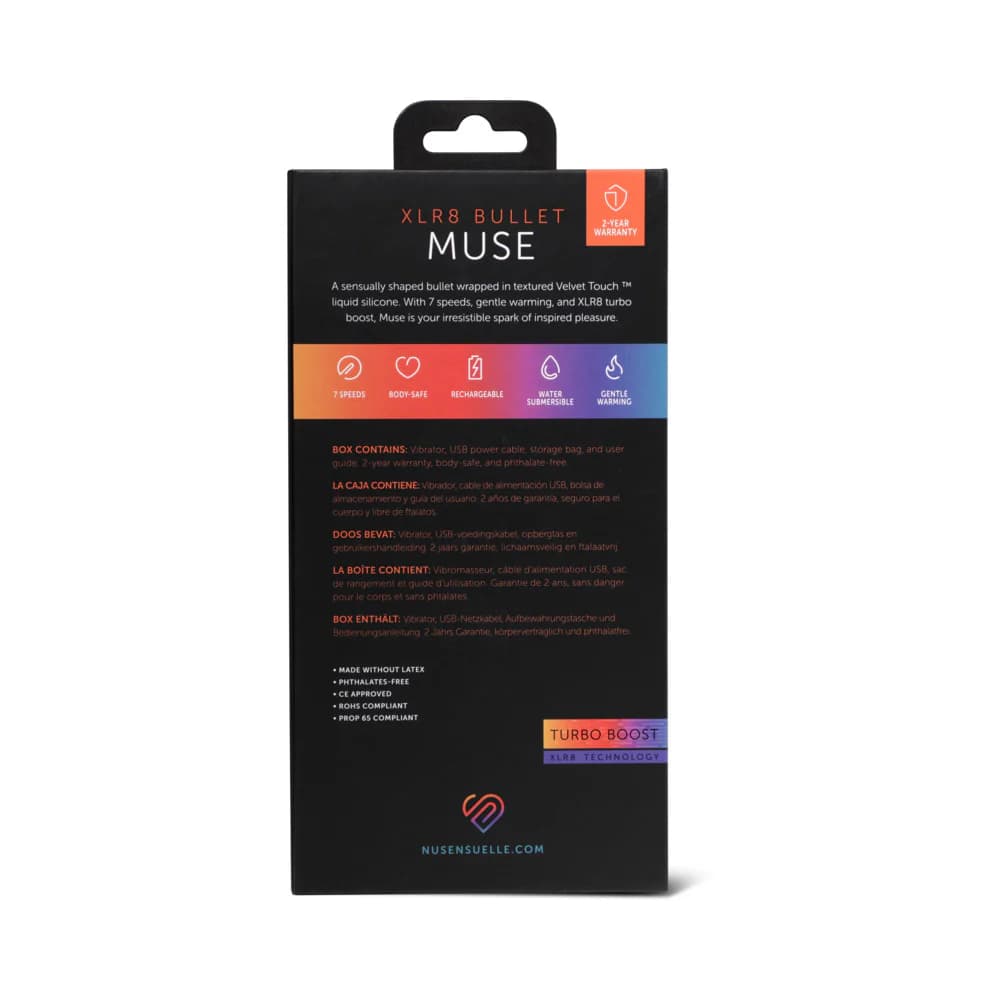 Nu Sensuelle Muse XLR8 Bullet with Heat Blue thumbnail 7