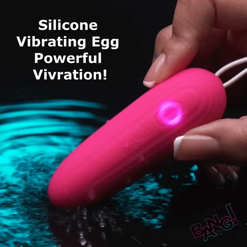 BANG! Silicone Vibrating Egg Pink thumbnail 8