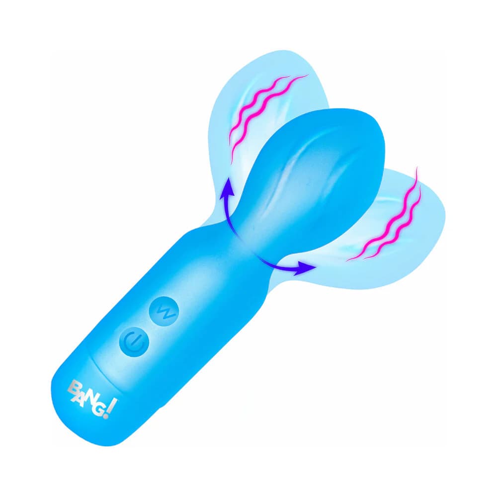 BANG! Vibrating Silicone Mini Wand Blue thumbnail 2