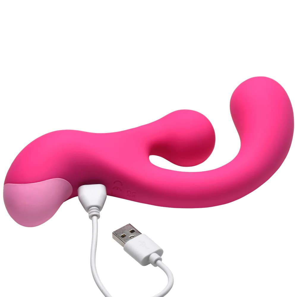 BANG! Gyro Rabbit Silicone Vibrator Pink thumbnail 7