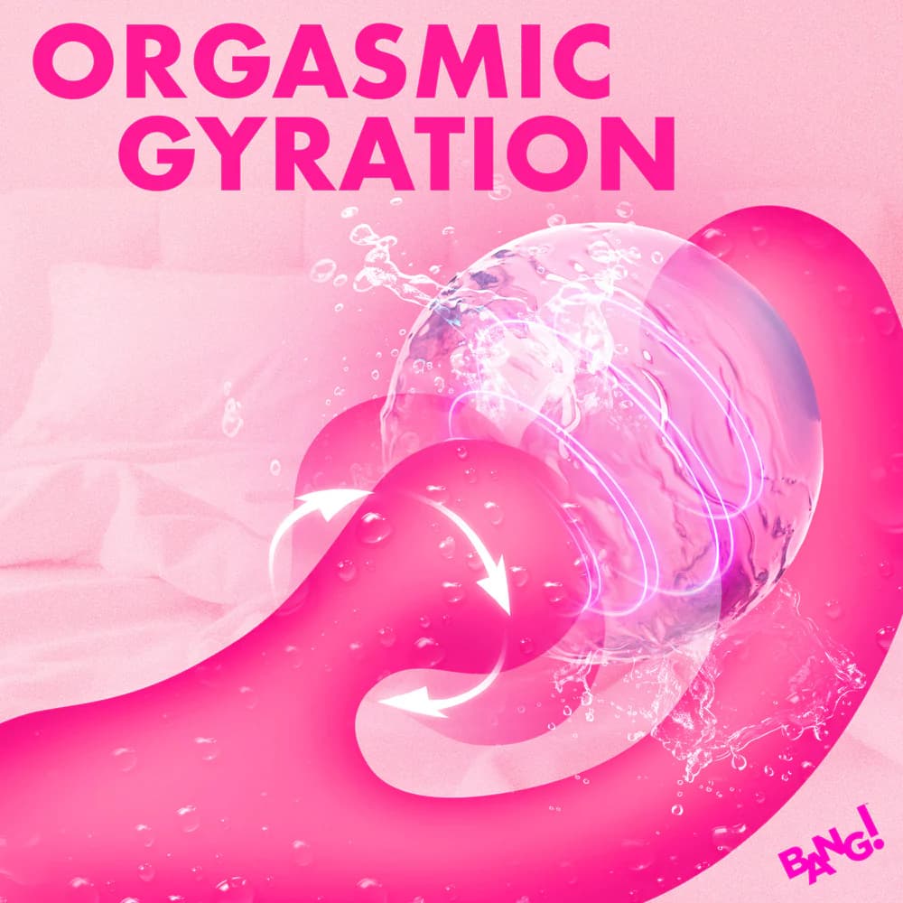 BANG! Gyro Rabbit Silicone Vibrator Pink thumbnail 9