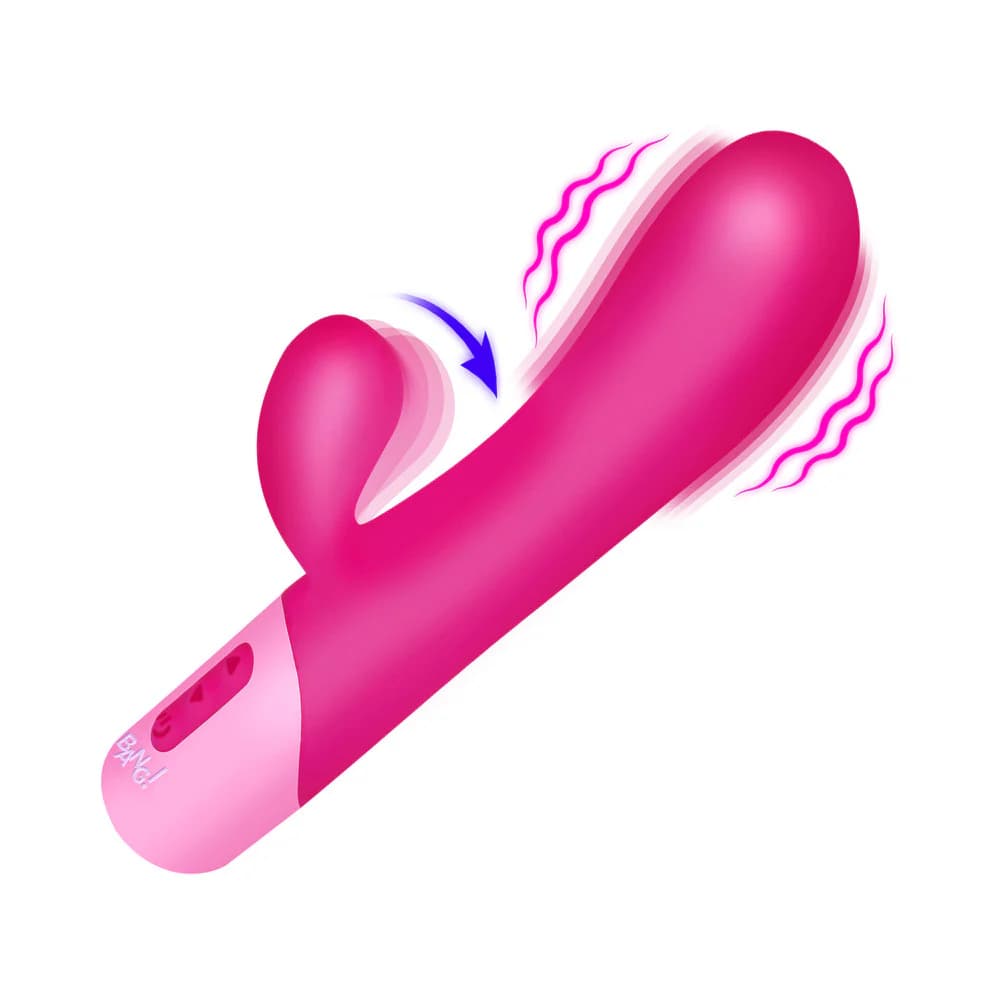 BANG! Clit Tapping Vibrating Rabbit Pink thumbnail 2