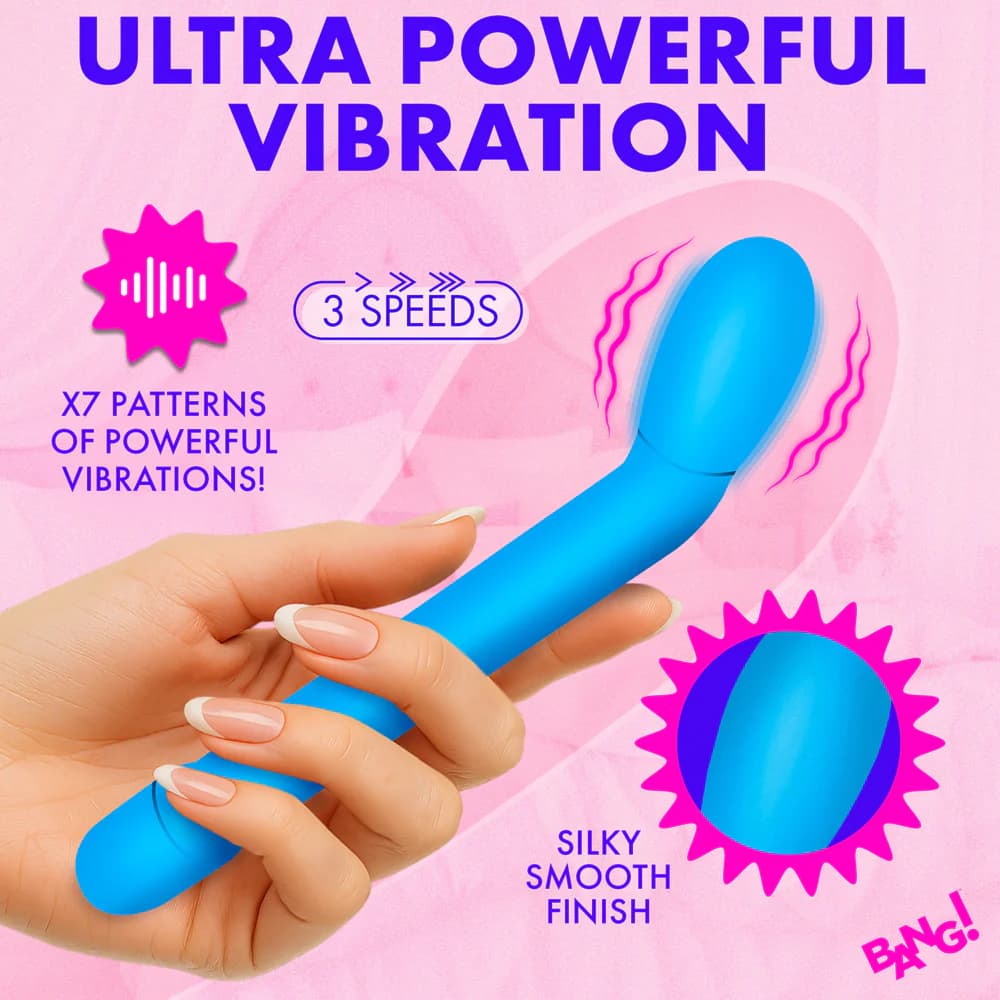 BANG! Slim G-Spot Vibrator Blue thumbnail 6