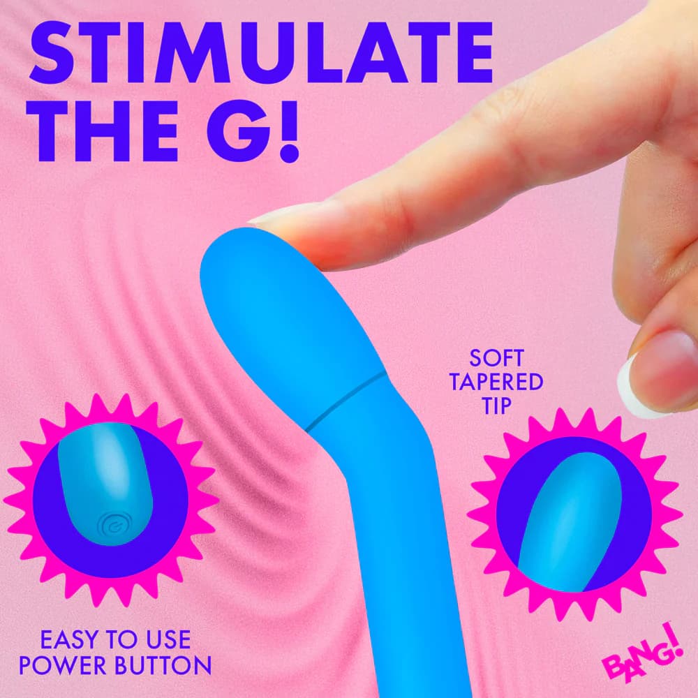 BANG! Slim G-Spot Vibrator Blue thumbnail 7