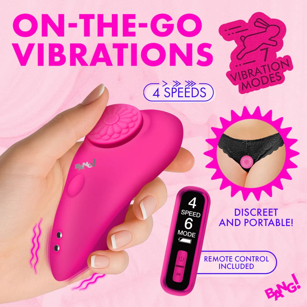 BANG! Silicone Panty Vibe with Digital Remote thumbnail 9