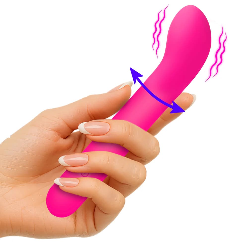 BANG! G-Spot Flexible Silicone Vibrator Pink thumbnail 3