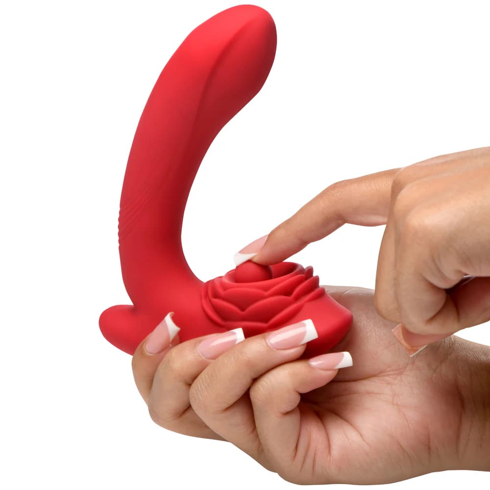 Bloomgasm Petal Twirl Clit Massaging Silicone Vibrator thumbnail 5