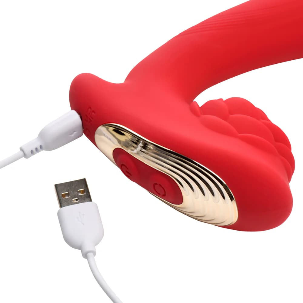 Bloomgasm Petal Twirl Clit Massaging Silicone Vibrator thumbnail 6