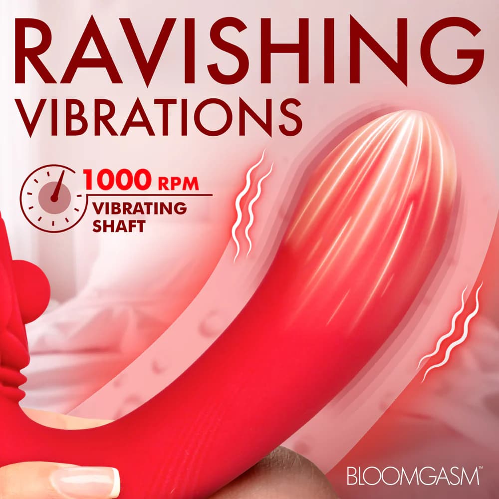 Bloomgasm Petal Twirl Clit Massaging Silicone Vibrator thumbnail 8