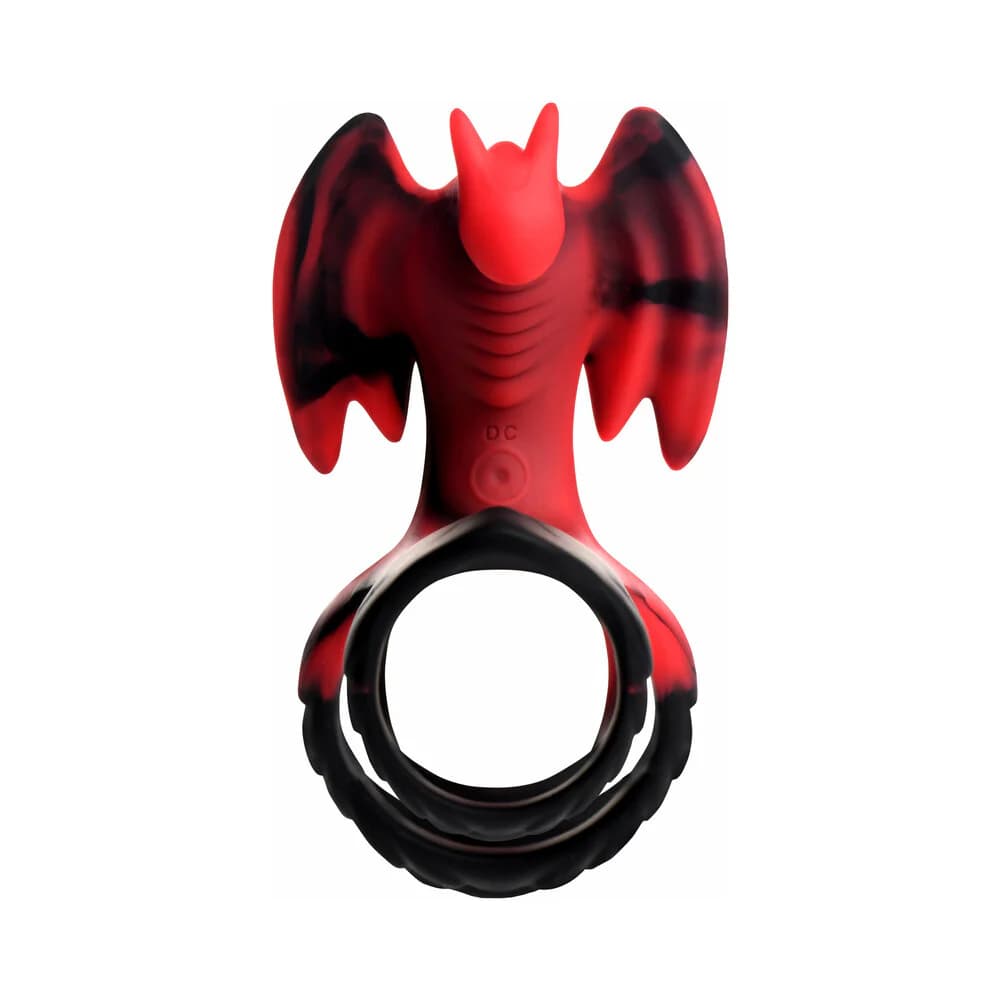Creature Cocks Dragon Flight Vibrating Silicone Cock Ring thumbnail 4
