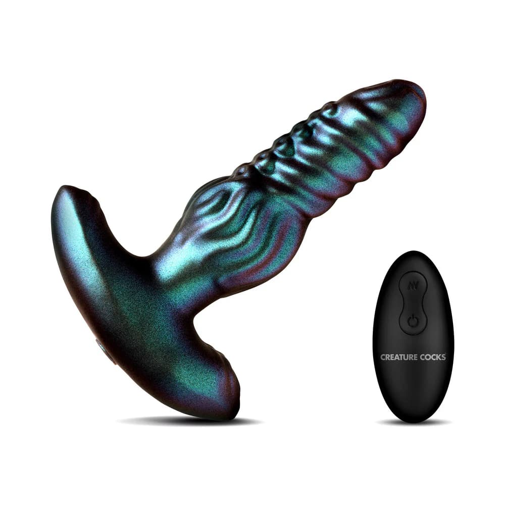 Creature Cocks Octo-Squirm Vibrating & Squirming Silicone Anal Plug thumbnail 2