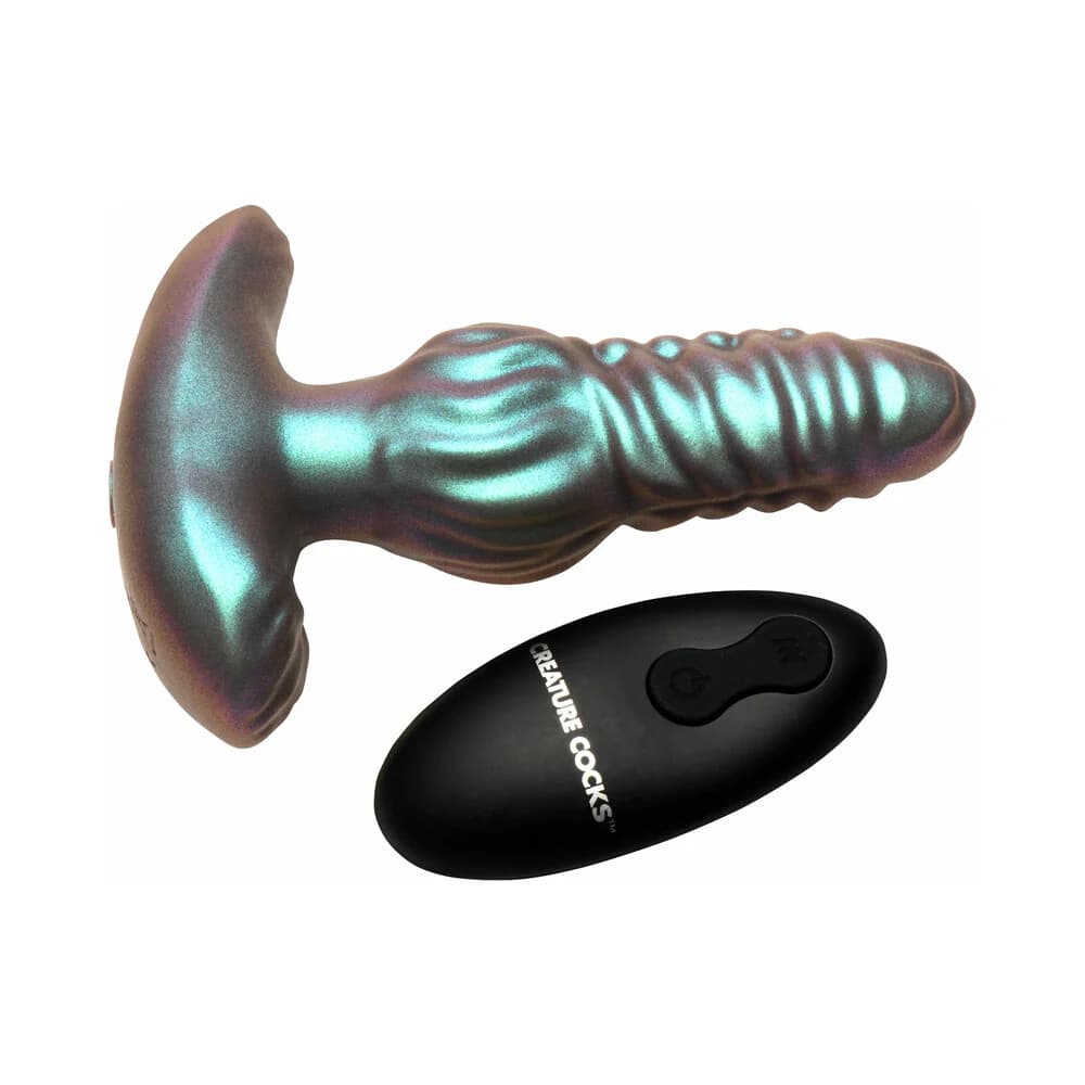 Creature Cocks Octo-Squirm Vibrating & Squirming Silicone Anal Plug thumbnail 4