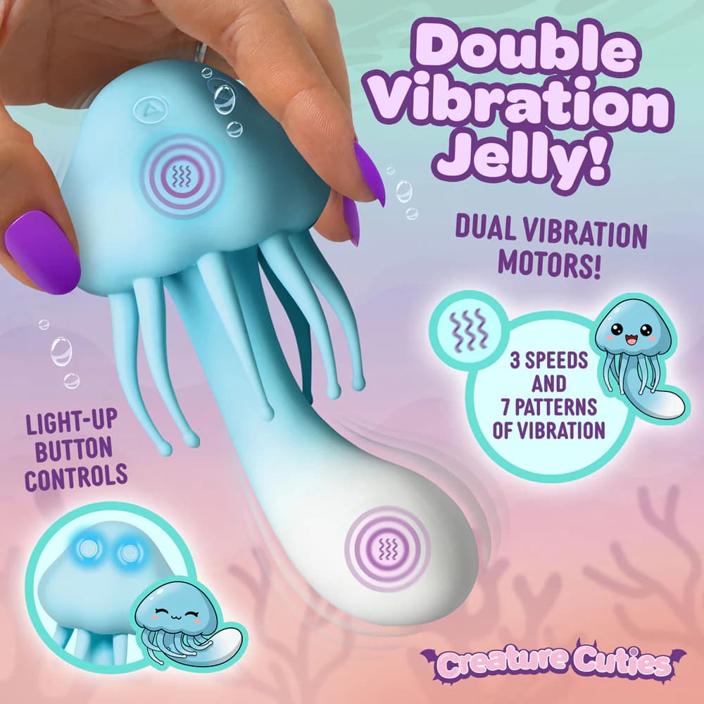 Creature Cuties Jellyfish Silicone Vibrator thumbnail 7