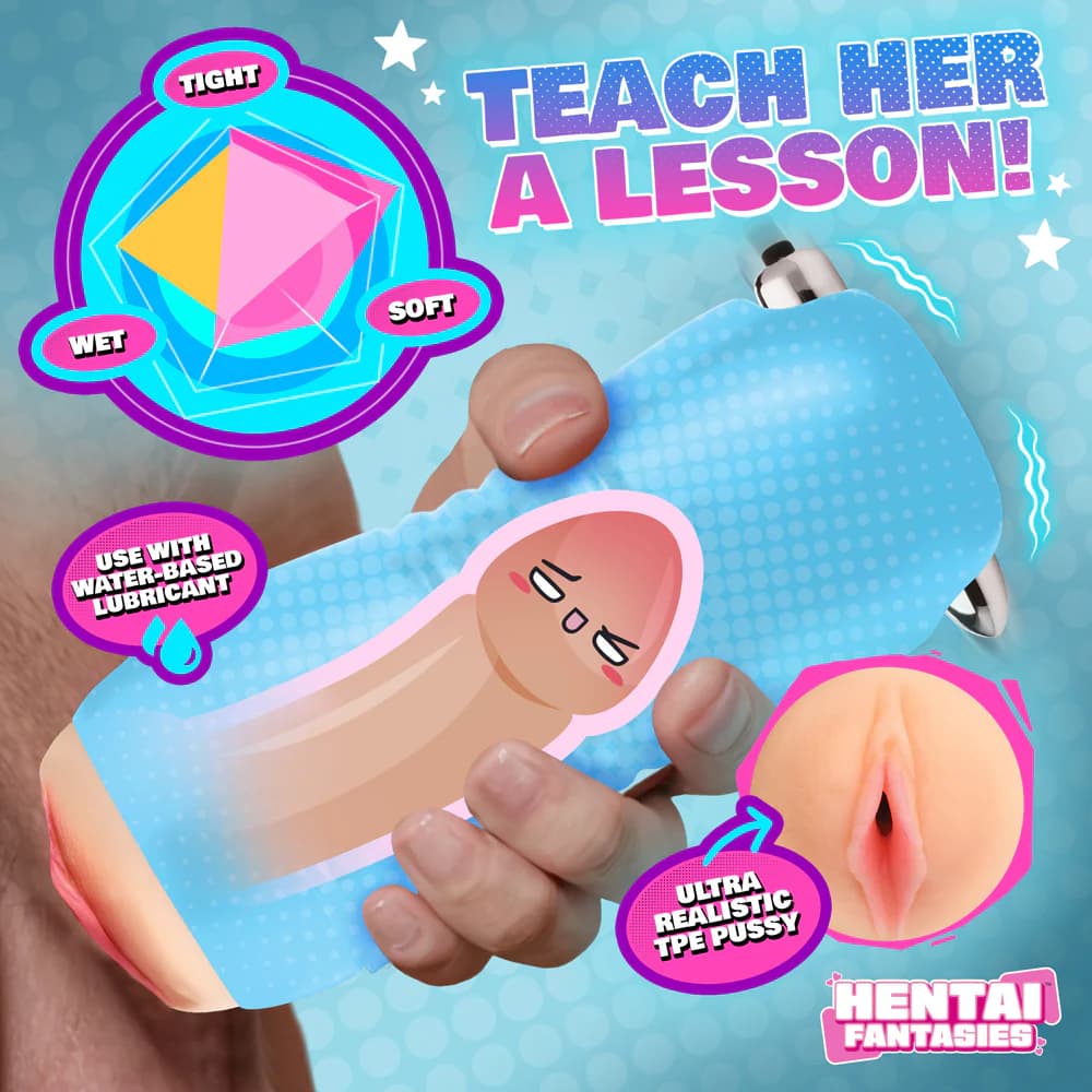 Hentai Fantasies Asuna the School Girl Vibrating Pussy Stroker thumbnail 9