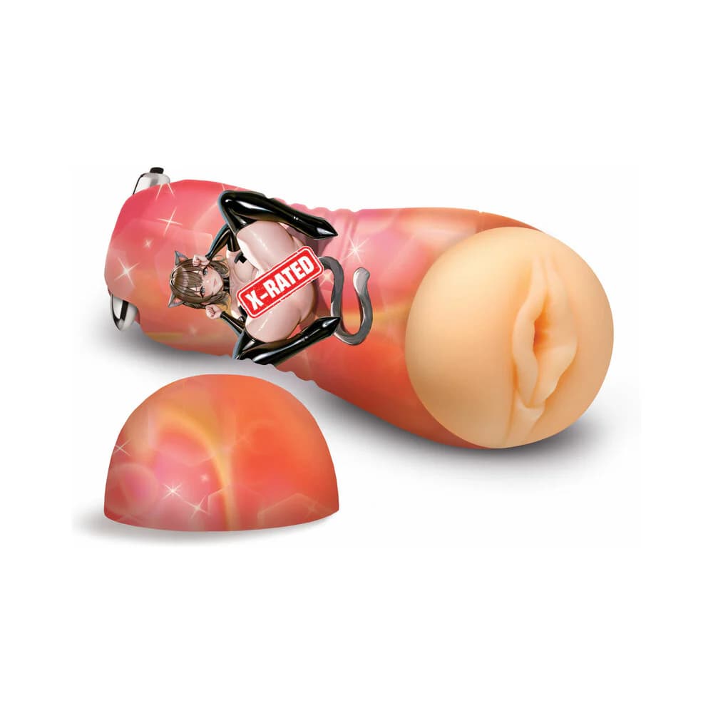Hentai Fantasies Mochi the Cat Girl Vibrating Pussy Stroker thumbnail 2