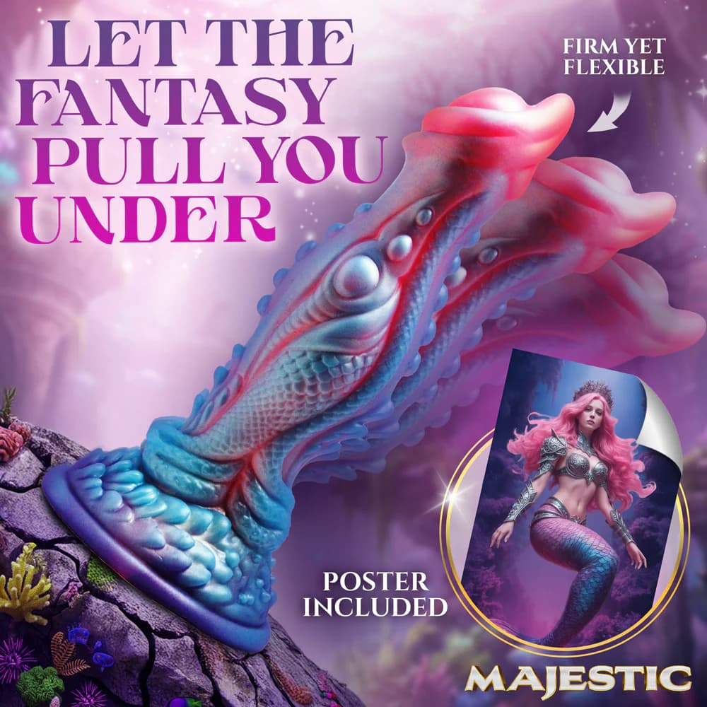 Majestic Delphine Mermaid Silicone Dildo thumbnail 9