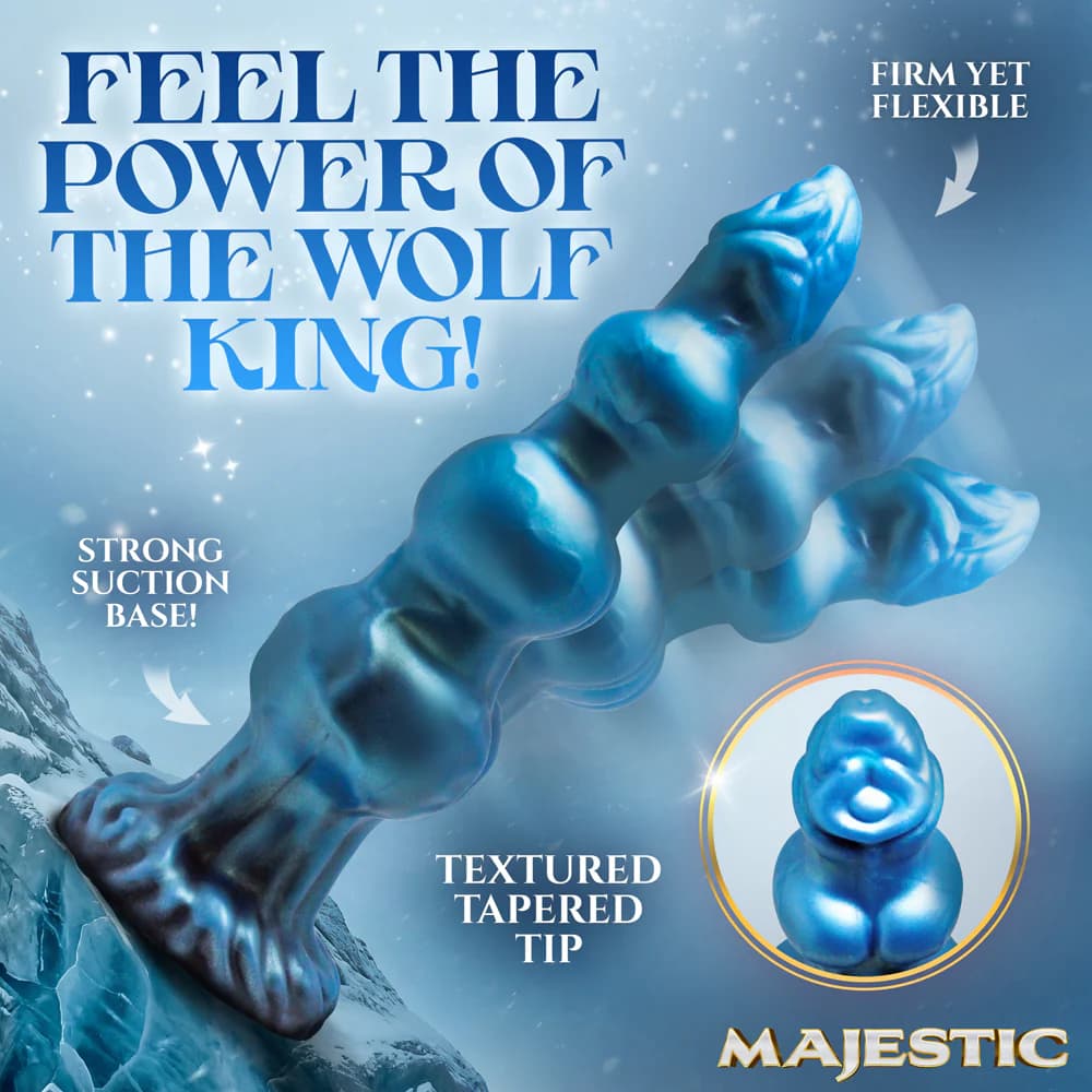 Majestic Auren Wolf King Silicone Dildo thumbnail 8