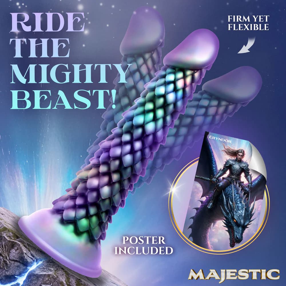 Majestic Eryndor Dragon Silicone Dildo thumbnail 5