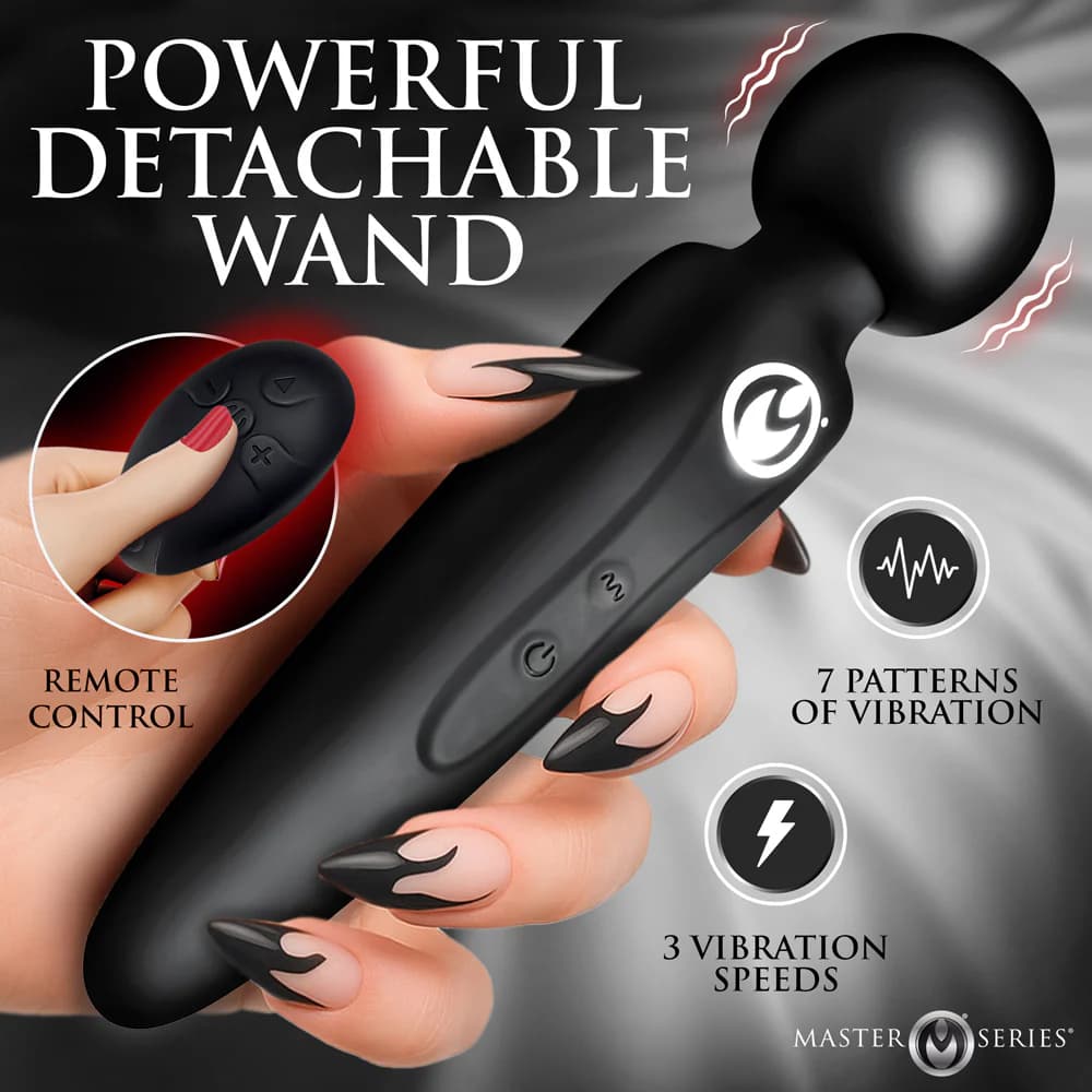 Master Series Thunderstick Thigh Strap Vibrating Wand with Harness thumbnail 10