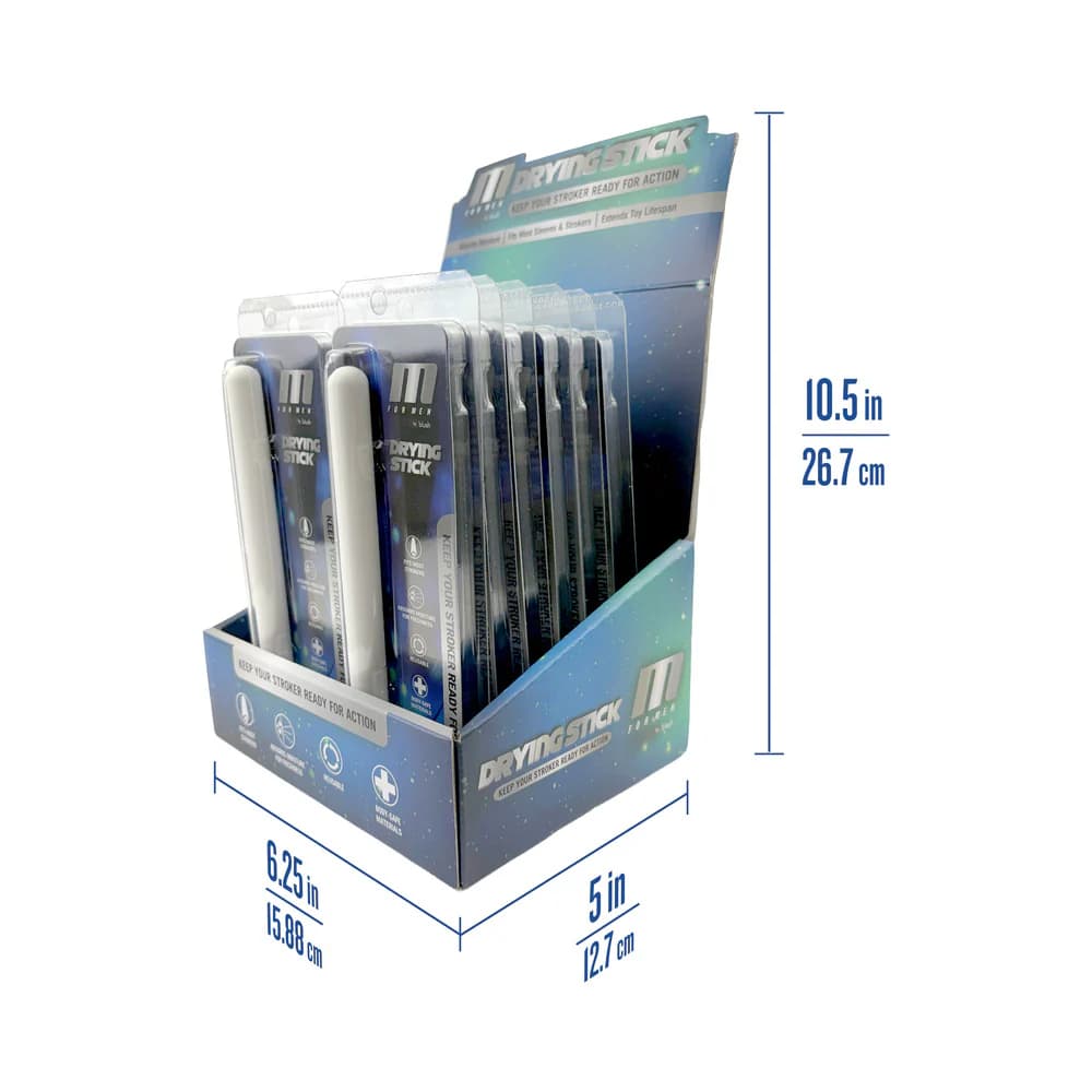 M for Men Drying Stick White 12-Piece Counter Display thumbnail 5