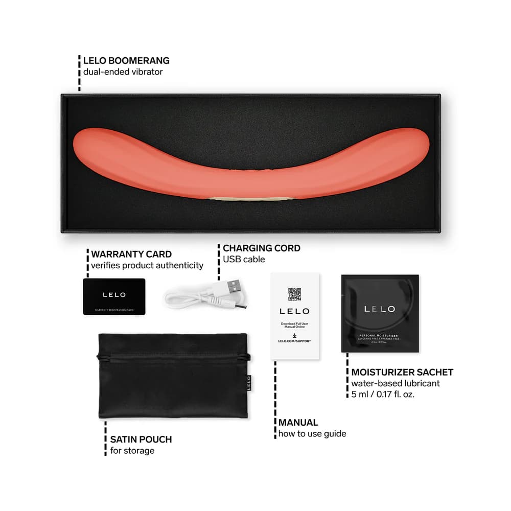 LELO BOOMERANG Coral Red thumbnail 8