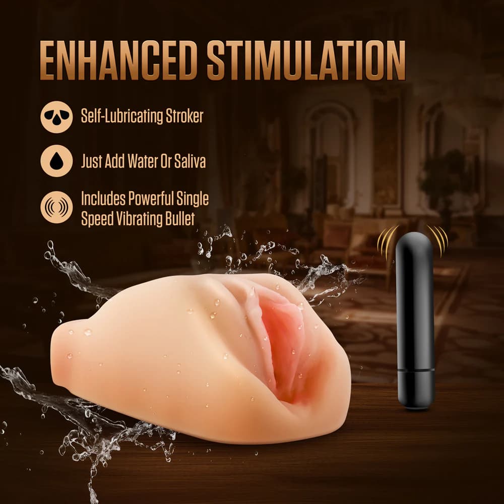 EnLust Sabrina Male Masturbator with Bullet Vibrator thumbnail 10