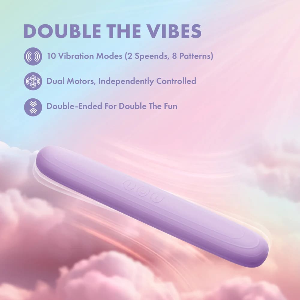 Play With Me Silicone Double-Ended Vibrator thumbnail 9