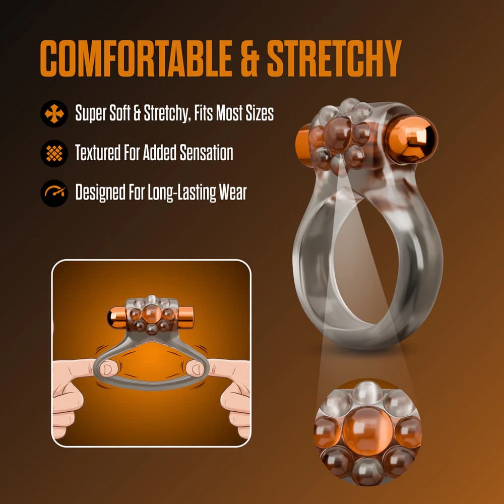 Stay Hard Vibrating Cock Ring Set with Sleeve 1 thumbnail 10