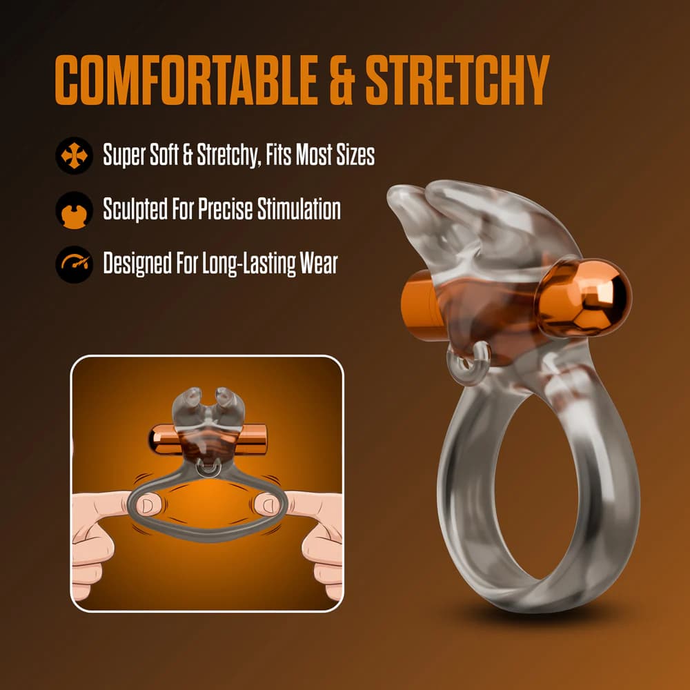 Stay Hard Vibrating Cock Ring Set with Sleeve 4 thumbnail 10